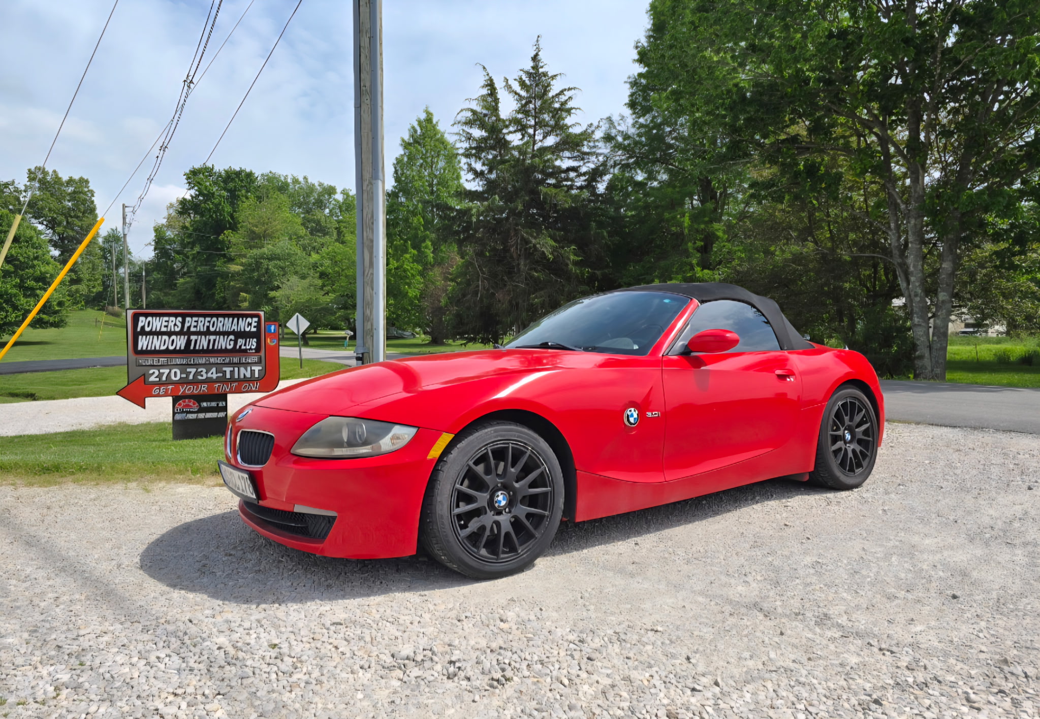 BMW with window tint