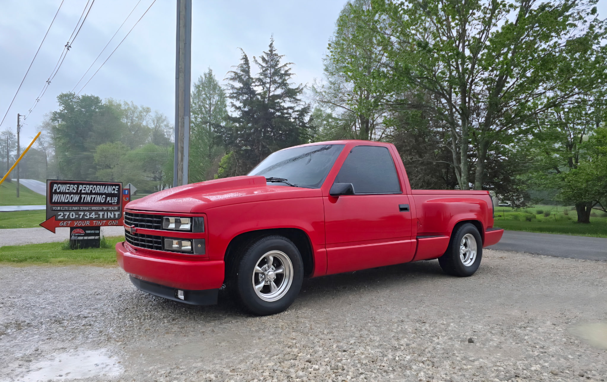 Chevrolet with window tint
