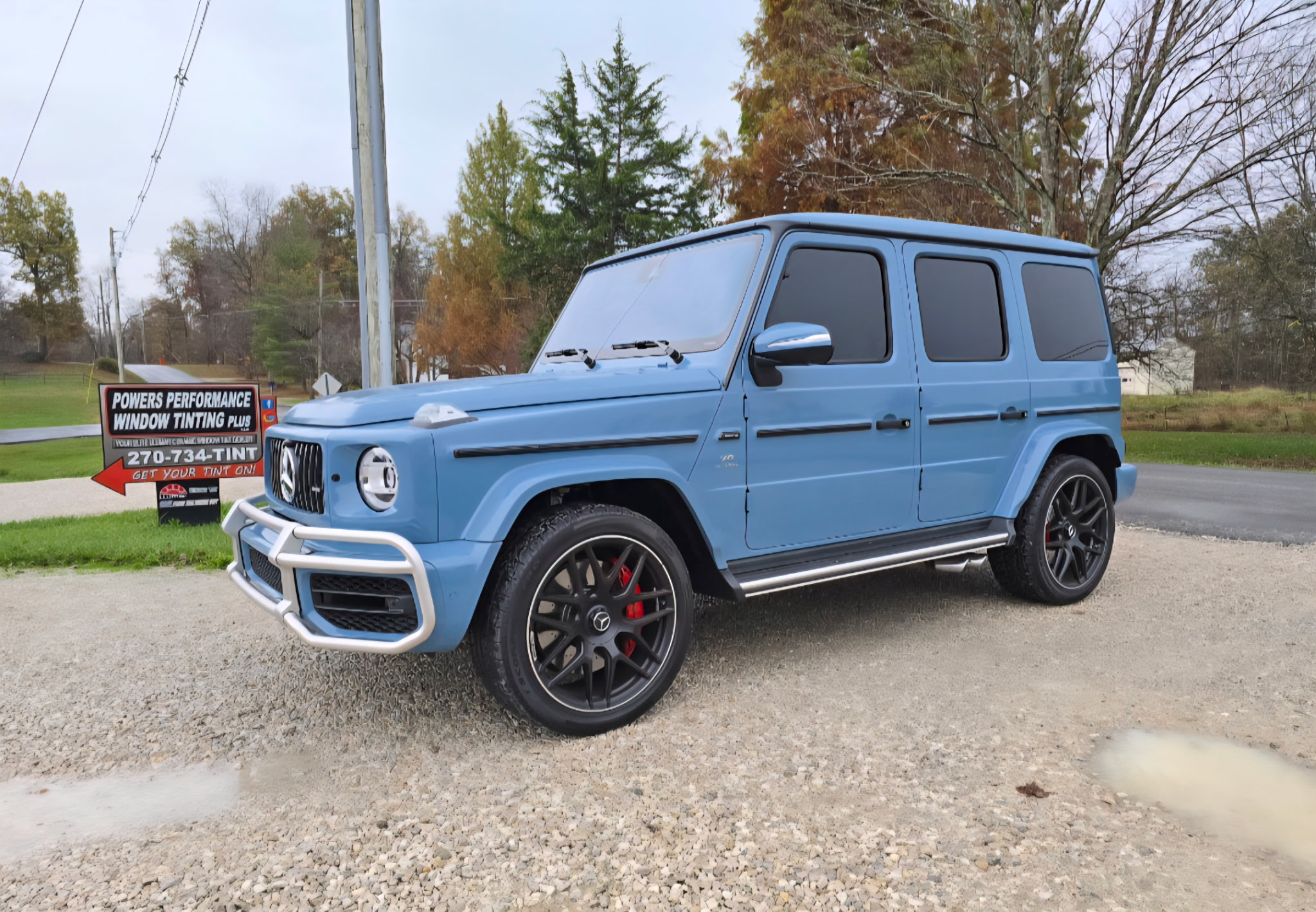 Mercedes-Benz with window tint